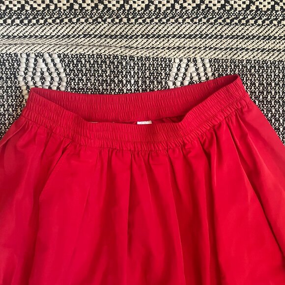 ZARA Red Voluminous Skirt – XS - Picture 3 of 7